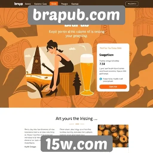 Análise do design de interface do brapub.com